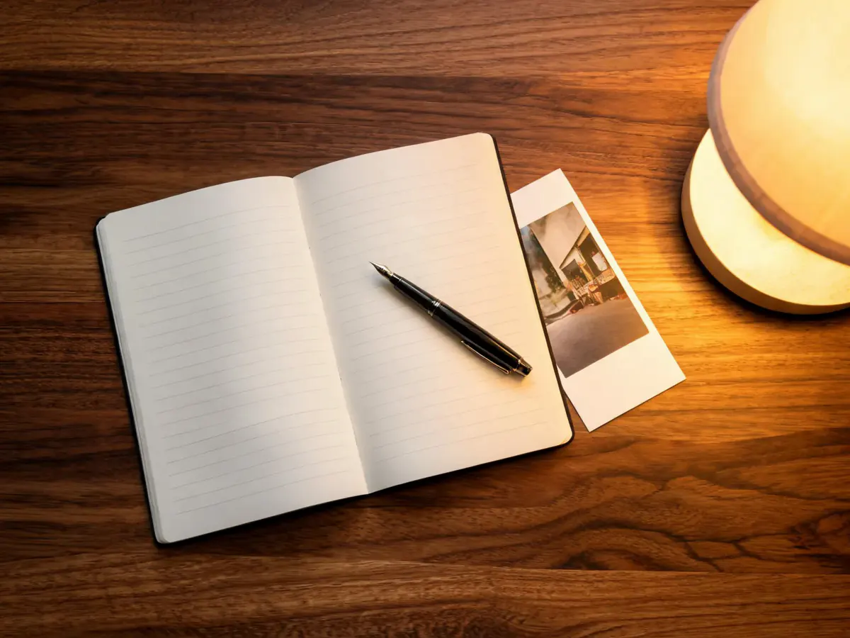 The three steps from a written prompt to a finished picture